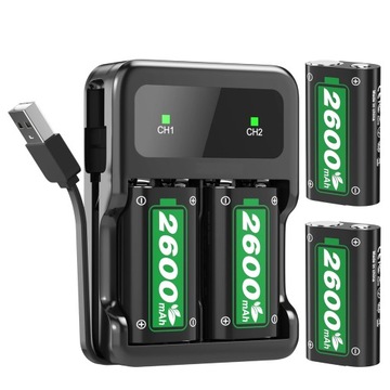 2X AKUMULATOR BATERIA DO PADA OD XBOX ONE/SERIES X&S ŁADOWARKA