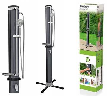 WYGODNY PRYSZNIC OGRODOWY SOLARNY 35 L na biwak na kemping - BESTWAY 58696