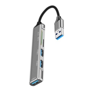 5 w 1 Adapter Hub USB 3.0 Czytnik kart SD TF