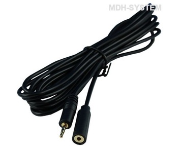 PRZEDŁUŻACZ JACK 2.5mm 4-PIN 4PIN DO KAMERY DVR 3m