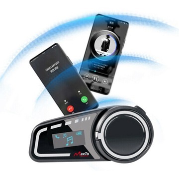 ИНТЕРКОМ МОТОЦИКЛЫ BLUETOOTH MaxTo M2C+LCD+ КОНФЕРЕНЦИИ ДО 6+ ПОЛЬСКИЙ ЛИДЕР