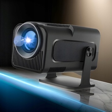 Проектор Проектор Android TV WiFi Bluetooth 4K Full HD Портативный поворотный