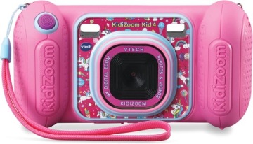 Фотоапарат 5 Mpx для дітей Vtech KidiZoom Kid 4 рожевий Розпродаж