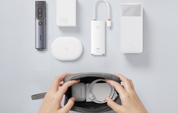 СУМКА BASEUS ЧЕХОЛ ДЛЯ АКСЕССУАРОВ ТЕЛЕФОНА НАУШНИКИ КАБЕЛИ ЭЛЕКТРОНИКА