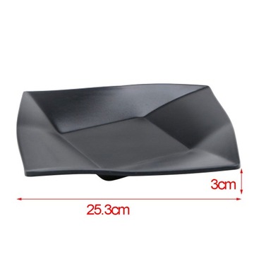 Черная японская миска для соуса для суши, закуска для вечеринки, поднос с орехами,