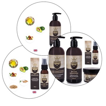 НАБОР ДЛЯ УХОДА ЗА БОРОДОЙ МАСЛО ДЛЯ БОРОДЫ ШАМПУНЬ КОСМЕТИКА