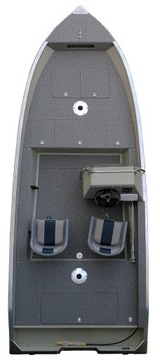 Marine 500 Fish SC DLX и 5,00 x 1,86 м и консольный алюминиевый