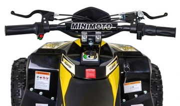 Quad Highper na akumulator Żółty 35km/h + Silnik bezszczotkowy 1000W + Koła