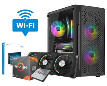 KOMPUTER DO GIER RYZEN 5 3600 16GB RTX 3060 12GB SSD 1TB W11 RGB