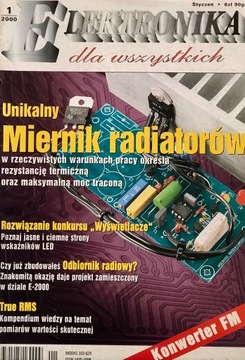 1/2000 ELEKTRONIKA MIERNIK RADIOTORÓW WYŚWIETLACZE