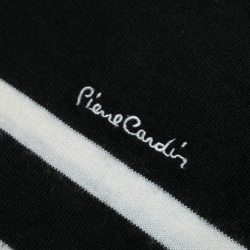 PIERRE CARDIN _ MODNY CIEPŁY SWETER Z LOGO _ L/XL