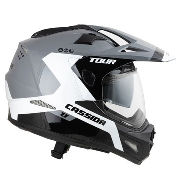 МОТОЦИКЛОВЫЙ ШЛЕМ CASSIDA CROSS SPECTRE TOUR XXL