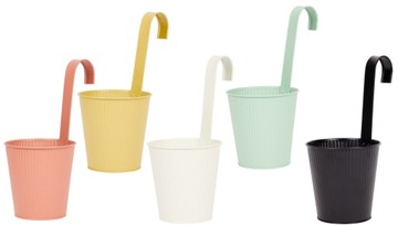 МЕТАЛЛИЧЕСКАЯ КРЫШКА ДЛЯ ЦВЕТОЧНОГО ВАЗА С КРЮЧКОМ-ВЕШАЛКА ЦВЕТА БАЛКОН 13 x 27 см