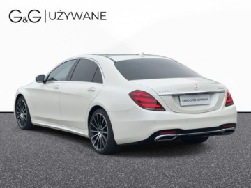 Mercedes Klasa S W222 Limuzyna wersja długa Facelifting 2.9 400d 340KM 2018 Mercedes-Benz Klasa S S 400 D 4MATIC PelnaOpcja SalonPolska SerwisASO VAT23, zdjęcie 3