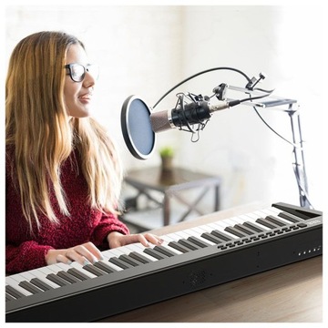 DNA SP 88 pianino cyfrowe klawisze Bluetooth MIDI statyw pokrowiec zestaw