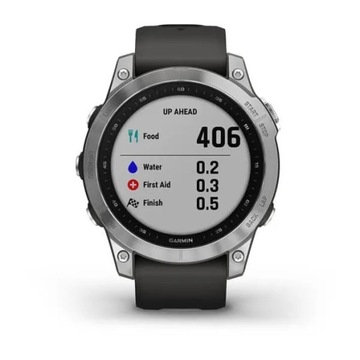 Серебристые спортивные часы Garmin Fenix ​​7 Garmin Pay