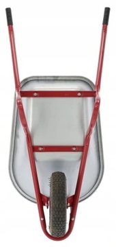 ТАЧКА САДОВАЯ STRONG CONSTRUCTION, МЕТАЛЛ, ЧЕРНАЯ, ОКРАШЕННАЯ ТЕЛЕЖКА, 80/120 Л