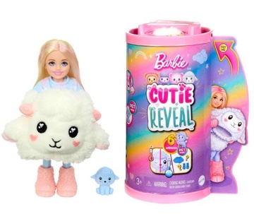 BARBIE CUTIE REVEAL Lalka Chelsea OWIECZKA Słodkie Stylizacje