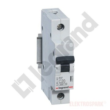 Wyłącznik nadprądowy 1P C 20A 6kA AC S301 RX3