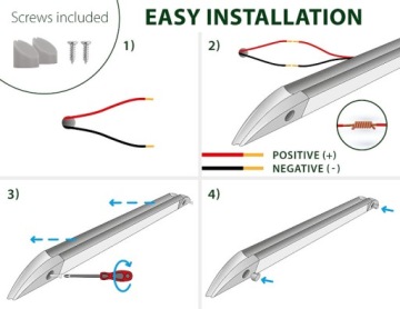 СВЕТОДИОДНАЯ ЛАМПА ОСВЕЩЕНИЯ НАД ДВЕРЬЮ ПОД ТЕНТОМ 12 В