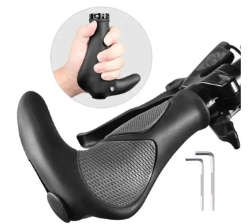 CHWYTY ROWEROWE ANTYPOŚLIZGOWE ROGI GRIPY