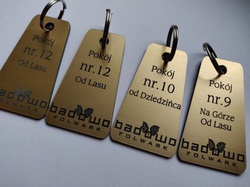 Номера гардероба, брелоки для ключей от отеля, 6х3