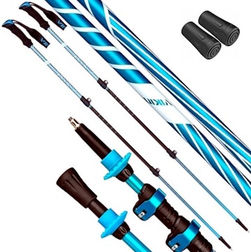 Kije trekkingowe VIKINGE SHIVA składane 63-135cm