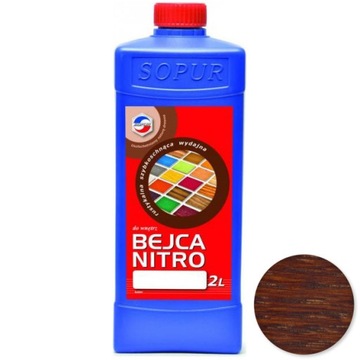 Bejca nitro do drewna SOPUR 2l orzech 22-68