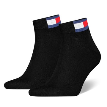 Tommy Hilfiger Skarpety Męskie Zakostki Duże Logo 2 pary 43/46