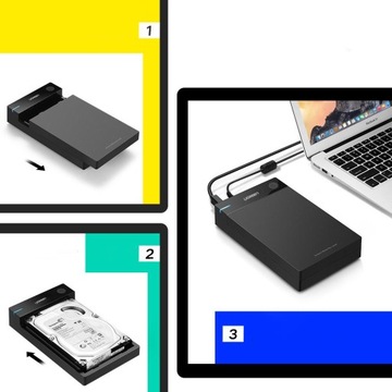 UGREEN DISK CASE 3.5 SATA USB 3.0 UASP