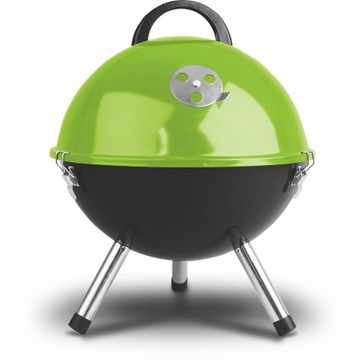 PRZENOŚNY GRILL WĘGLOWY OKRĄGŁY Z POKRYWĄ 1000G