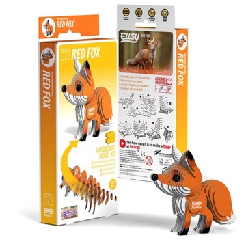 Zrób To Sam Rudy Lisek Lis Układanka Puzzle 3D 6+