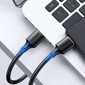 Гибкий гибкий кабель USB 2.0 480Мбит/с 25см черный