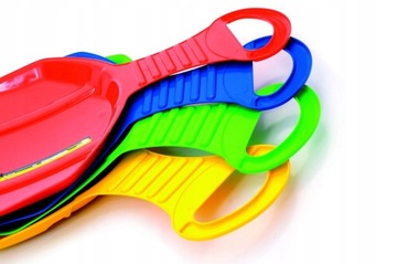 Пластиковые направляющие JABŁUSZKO SLIDE ДЛЯ СНЕГА СКОЛЬЖЕНИЯ СИНИЕ БОЛЬШИЕ