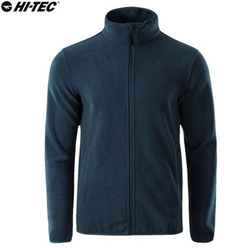 МУЖСКАЯ ФЛИСОВАЯ ТОЛСТОВКА БЕЗ КАПЮШОНА ZOE II HI-TEC MOOD INDIGO