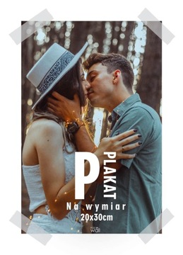 Плакат на заказ 20х30 см Фотопостер по фотографии Подарок на День Отца