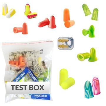 3Kamido TEST BOX Zatyczki do Uszu 11 Par Różnych