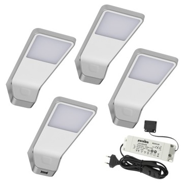 4x Lampa LED 2W oprawa podszafkowa nad blat LENA 2