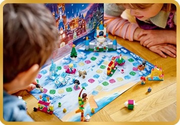 LEGO DISNEY Адвент-календарь Ариэль и Эльза Диснея LEGO Для девочек