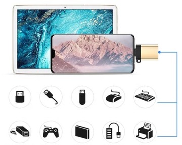 МИНИ-АДАПТЕР АДАПТЕР OTG КОНВЕРТЕР USB TYPE C В USB 3.0 5 Гбит/с, 4 ЦВЕТА