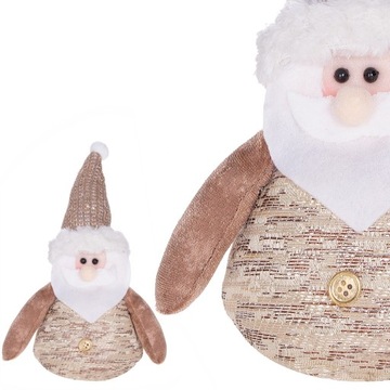 MIKOŁAJ ŚWIĄTECZNY DEKORACJA PREZENT FIGURKA 22cm