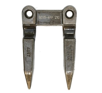 Штык-нож двупалый без ножки, кованый для Бизона,