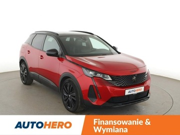 Peugeot 3008 II Crossover Facelifting  1.2 PureTech 130KM 2021 Peugeot 3008 automat full LED skóra el. fotele z, zdjęcie 9
