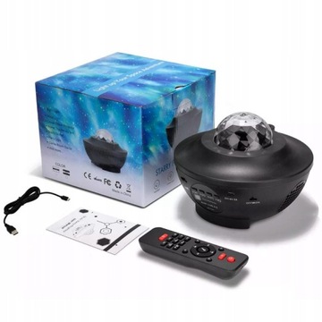 PROJEKTOR GWIAZD STAR LED USB LAMPKA NOCNA PREZENT