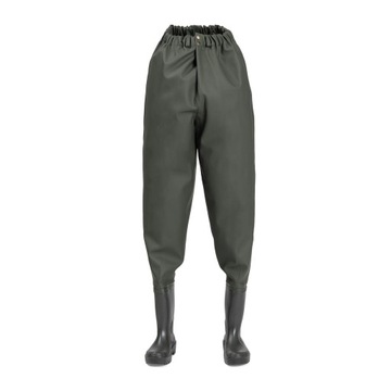Spodnie wędkarskie Pros SP03 Standard z kaloszami oliwkowe 41 EU