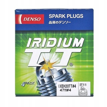 4 свечи зажигания IRID Denso IXEH20TT, СНГ, КПГ
