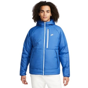 Kurtka męska Nike Nsw Therma-FIT Legacy HD niebieska DD6857 480 2XL