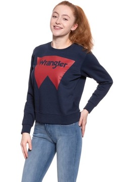 Damska bluza nierozpinana Wrangler LOGO CREW XS