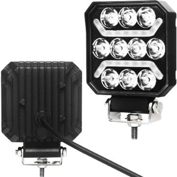 LAMPA ROBOCZA HALOGEN 10 LED 12V-24V WODOSZCZELNA