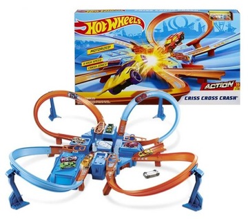 HOT WHEELS TOR TORY ZESTAW Wyrzutnia PĘTLE Autko